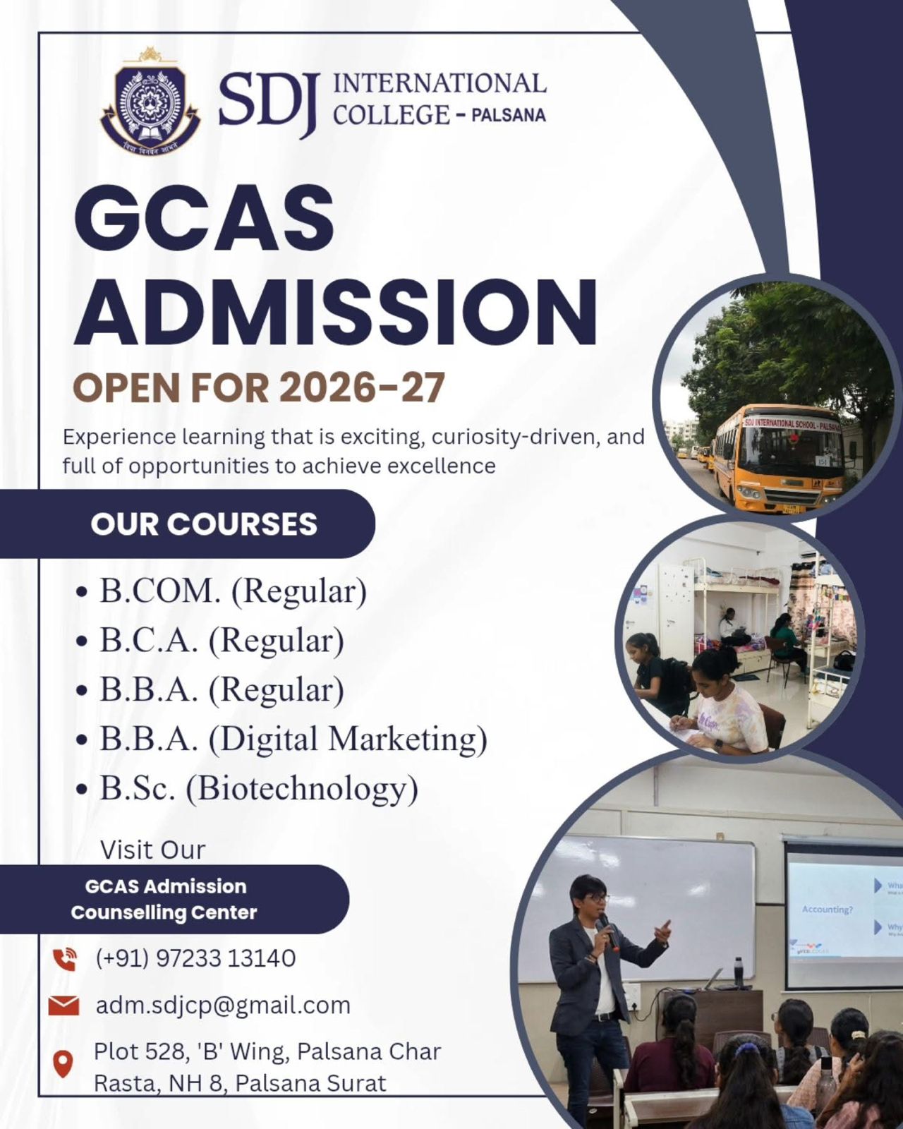 ADMISSION OPEN FOR 2026-27 Batch