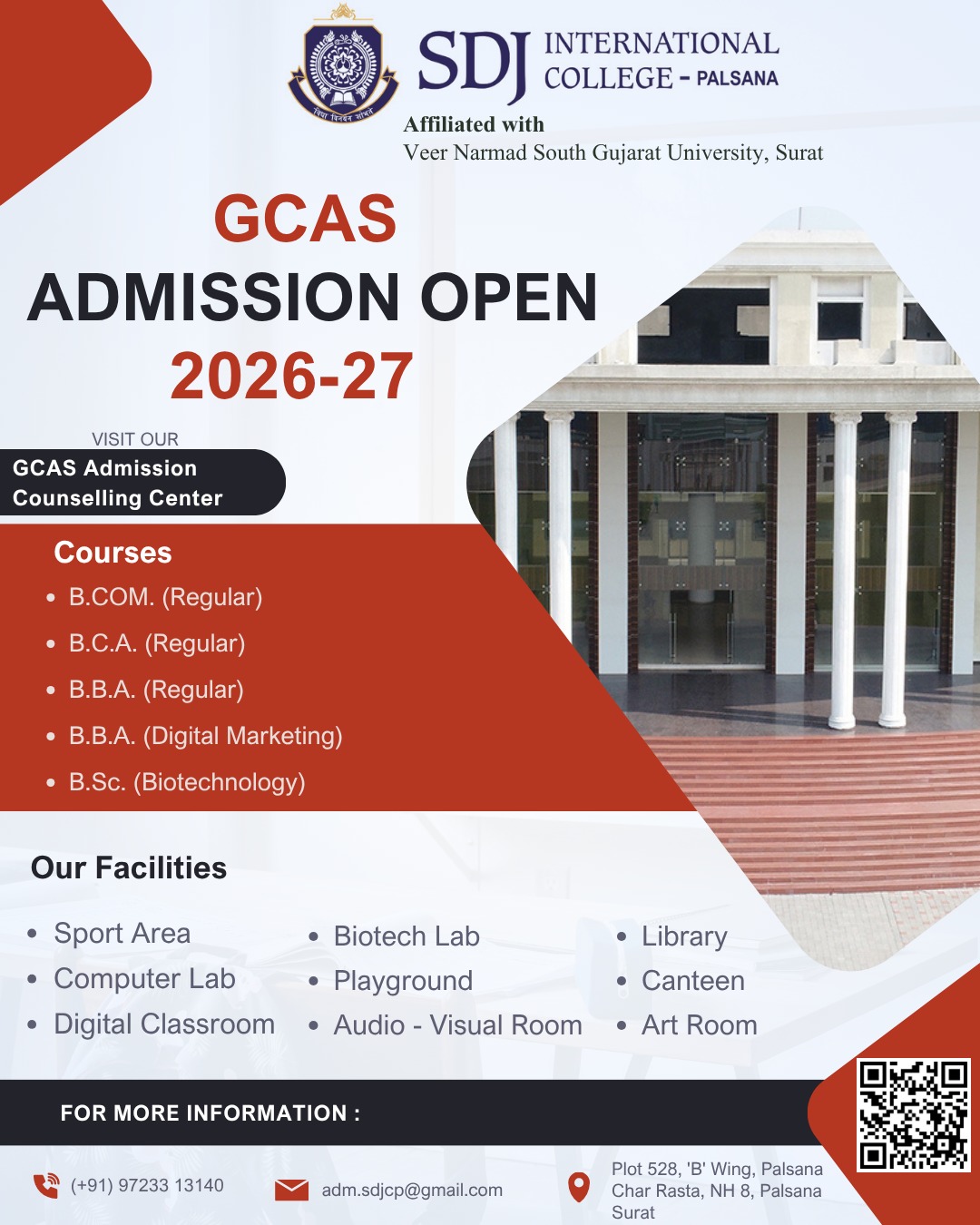 ADMISSION OPEN FOR 2026-27 Batch